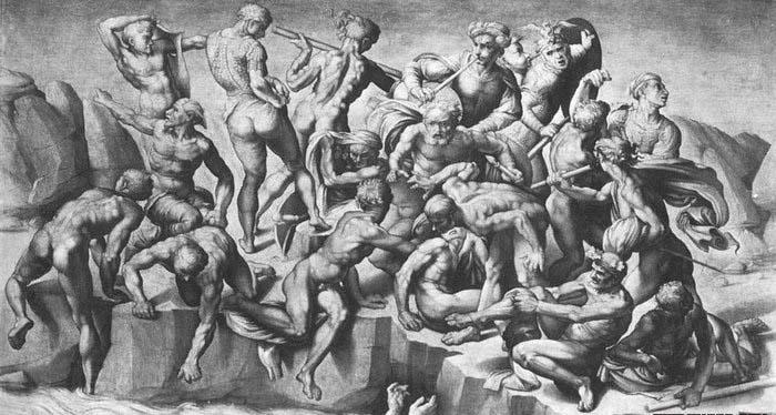 Michelangelo Buonarroti Battle of Cascina
